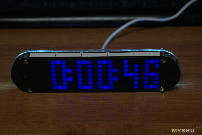 DIY матричные часы с кучей настроек и неплохим функционалом. Наконец-то!