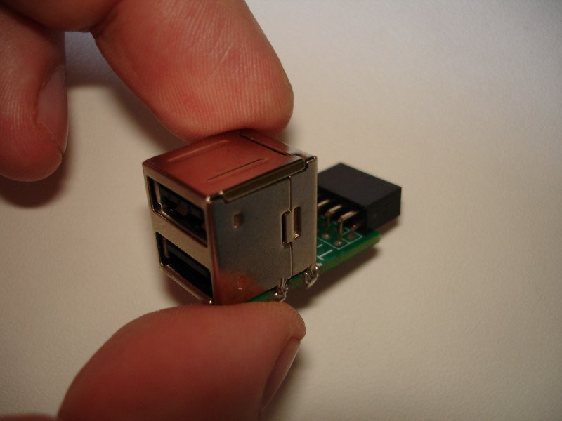USB 2.0-9pin адаптер для материнской платы.