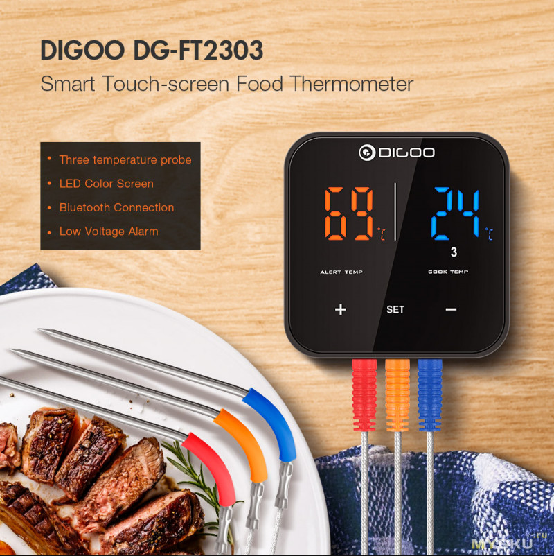 Может ли помочь коптильщику трехканальный  «умный» блютус термометр?