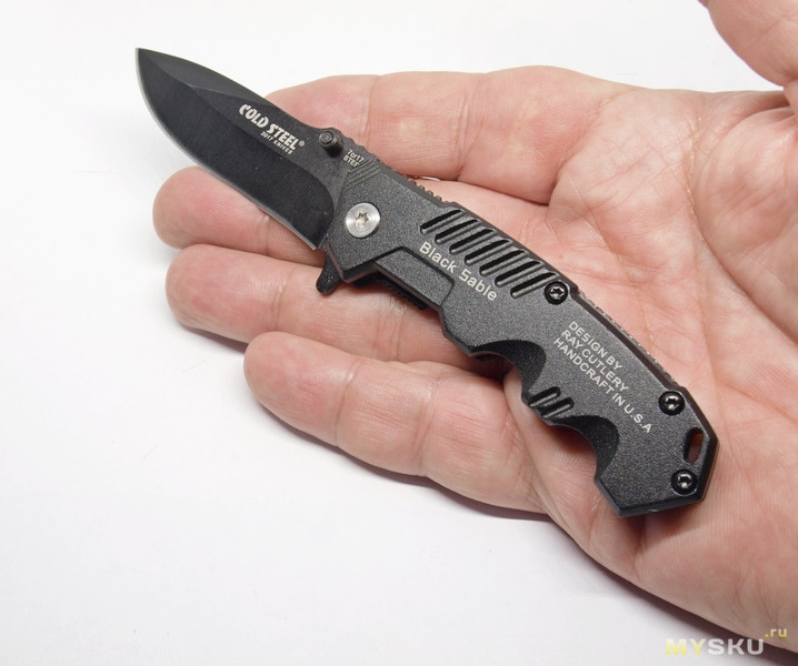 Складной нож Black Sable ( черный соболь).