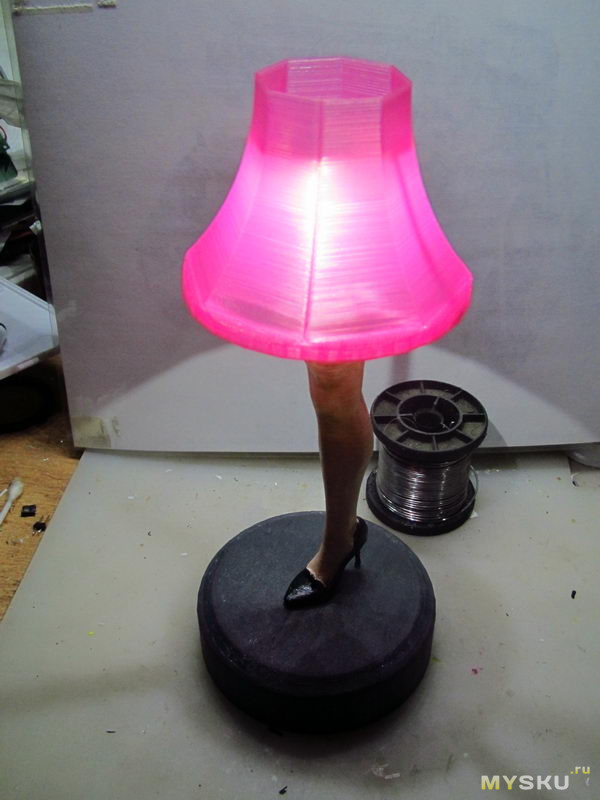 Сувенирный светильник/ночник Leg Lamp по мотивам фильма "Рождественская история"