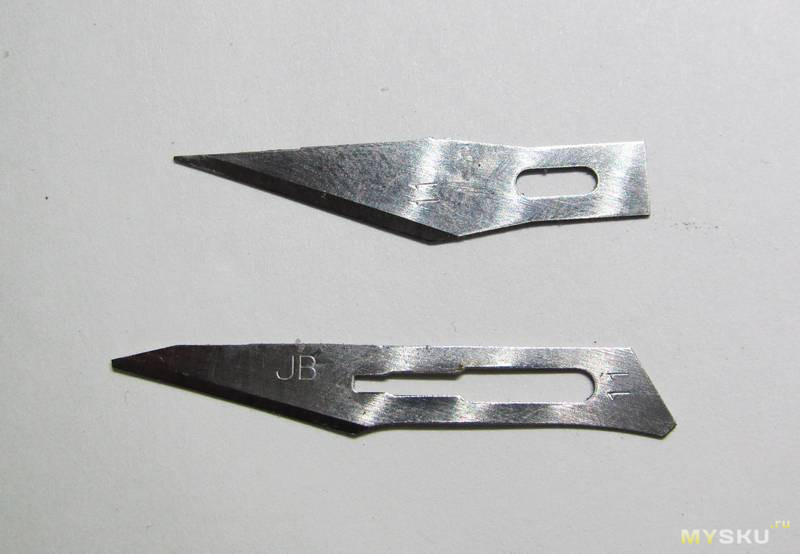 Мелконожик на лезвиях от хирургического скальпеля или "модельного" ножа. Печатаем на 3Д принтере. Микрообзор.