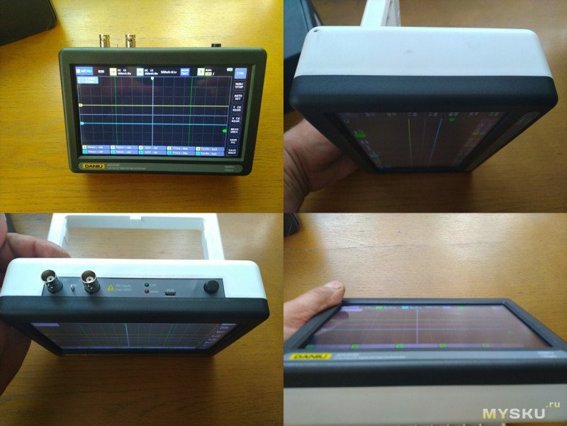 Сенсорный двухканальный портативный осциллограф Daniu ADS1013D. Взгляд автодиагноста