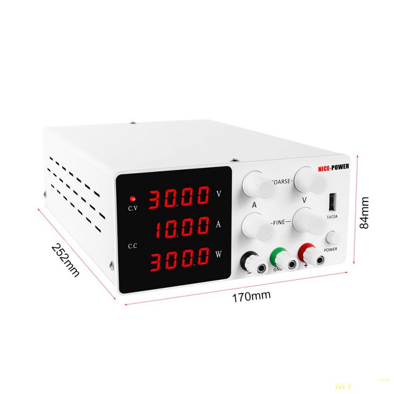 Импульсный "лабораторный" блок питания NICE-POWER SPS-W3010 30V 10A