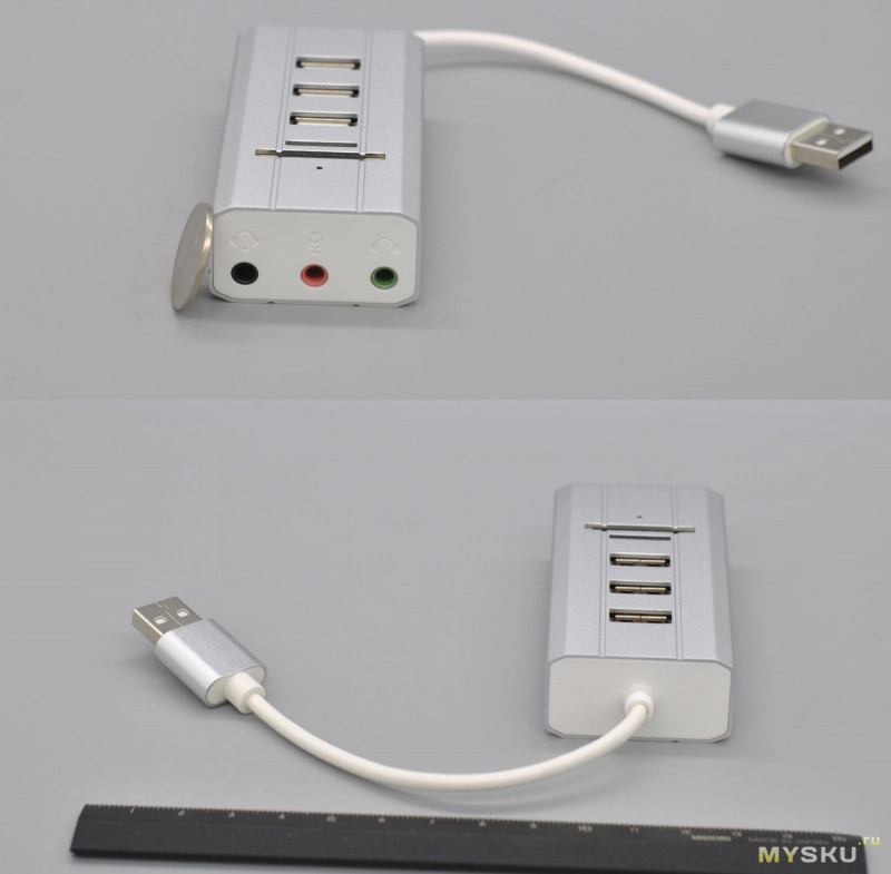 XG-400U Звуковая карта + карт ридер + USB хаб