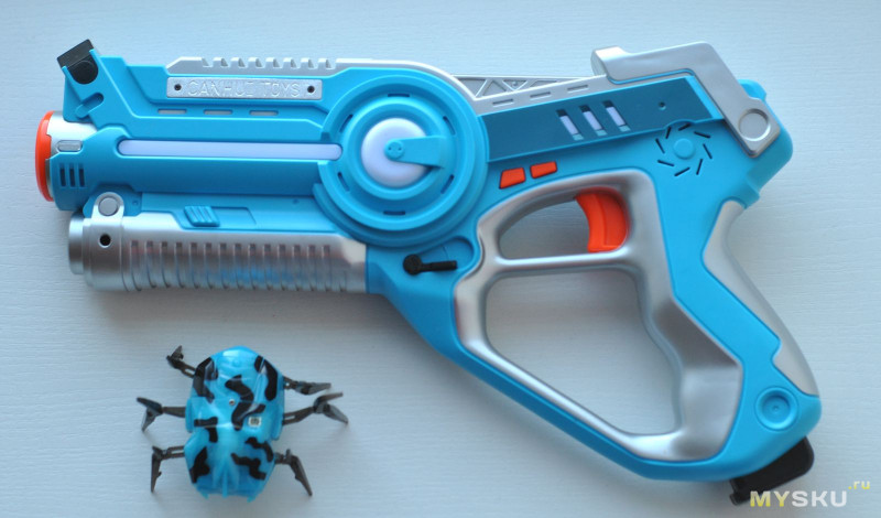 Лазерный пистолет-бластер cstar-03 и механический жук