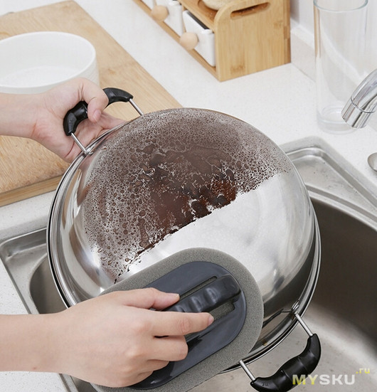 Приспособа для мытья кухонной утвари за $1.04