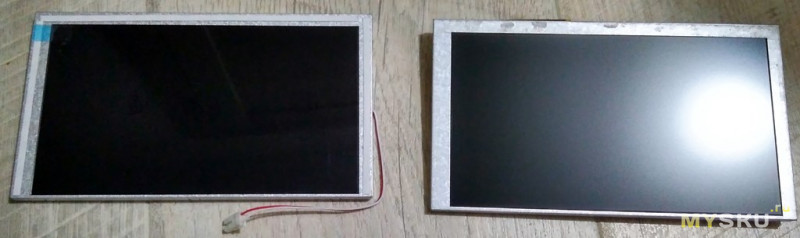 Экран 6.2" для китайской 2 DIN магнитолы