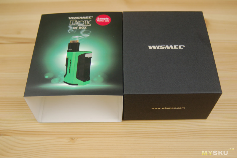 Электронная сигарета Wismec Luxotic DF 200W Kit with Guillotine V2 | Рыкса в режиме сквонка)