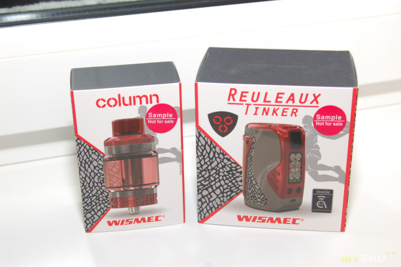 Электронная сигарета "Reuleaux Tinker with COLUMN Kit" | новинка от компании Wismec