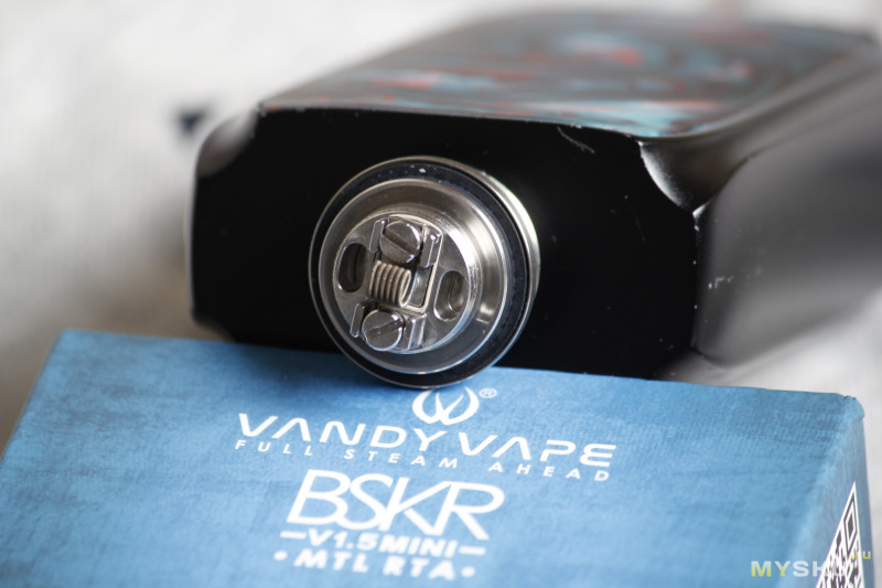 Электронная сигарета Vandy Vape Berserker V1.5 Mini MTL RTA | лучший недорогой MTL бак? Мешаю дешевую табачную жидкость.