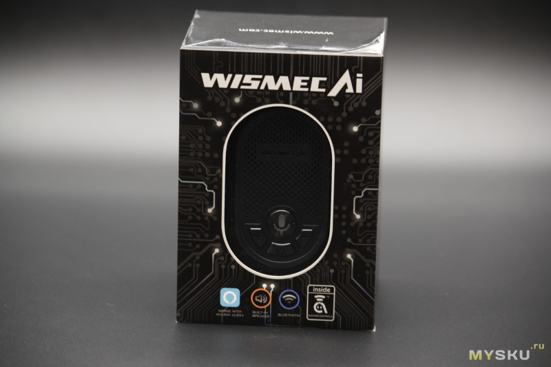 Электронная сигарета (беспроводная Vape колонка) Wismec AI Box Mod - вейп мультимедиа центр)