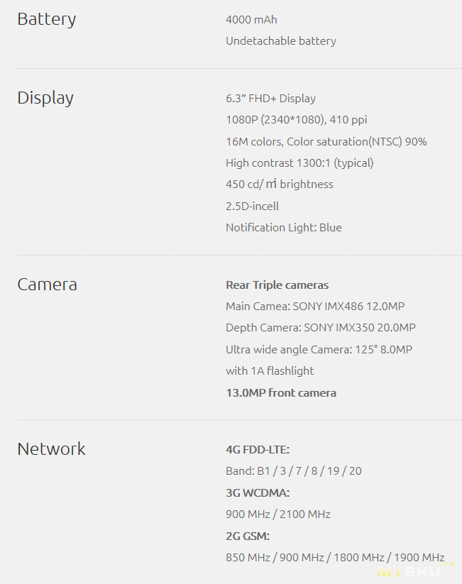 Смартфон Cubot X20 Pro 6+128GB. Цена с купоном $139.99