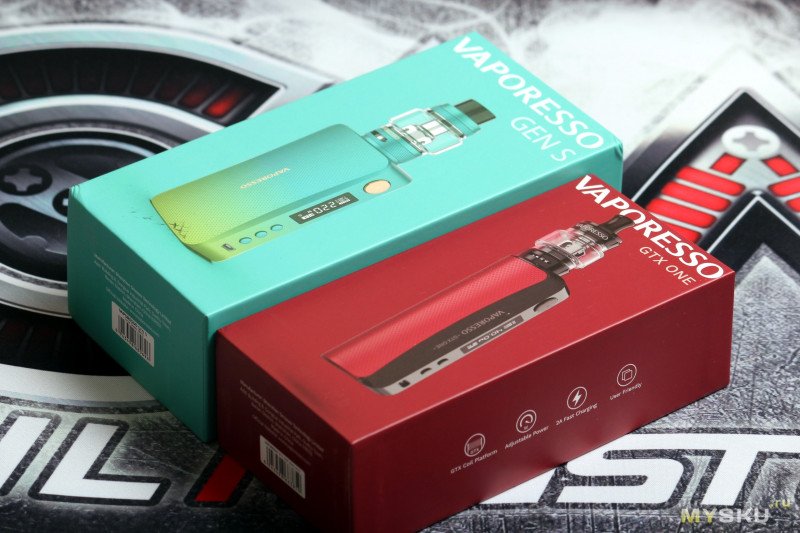 Электронные сигареты: Vaporesso GEN S 220W TC Kit и Vaporesso GTX ONE Kit