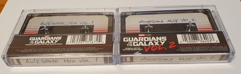 Кормим ностальгию - саундтрек к фильмам Guardians Of The Galaxy на кассетах