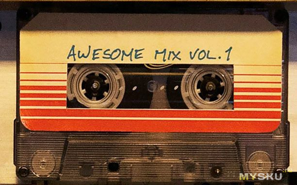 Кормим ностальгию - саундтрек к фильмам Guardians Of The Galaxy на кассетах