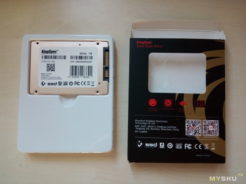 Краткий обзор KingSpec 1TB 2.5" SATAIII SSD P3-1TB
