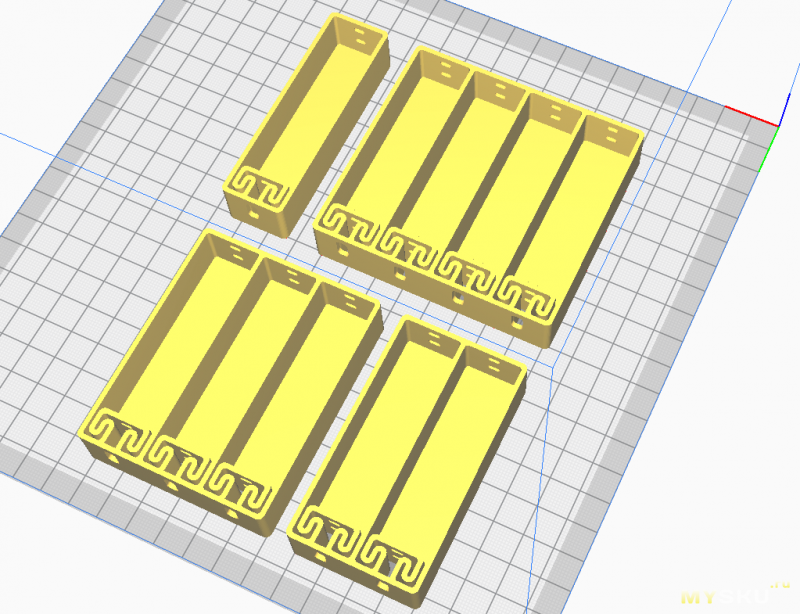 3D печатные держатели для аккумуляторов и батарей - питание без единой капли припоя