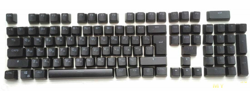 Клавиши для механической клавиатуры с кириллицей