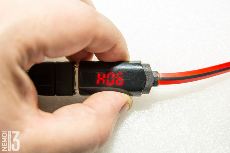 USB шнур HOCO с показометром и встроенным таймером отключения.