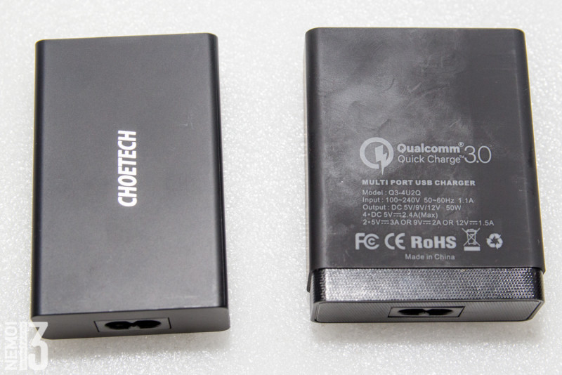 5 портовое зарядное устройство Choetech Q3-4U2Q (60W) с поддержкой Quick Charge 3.0 и PD