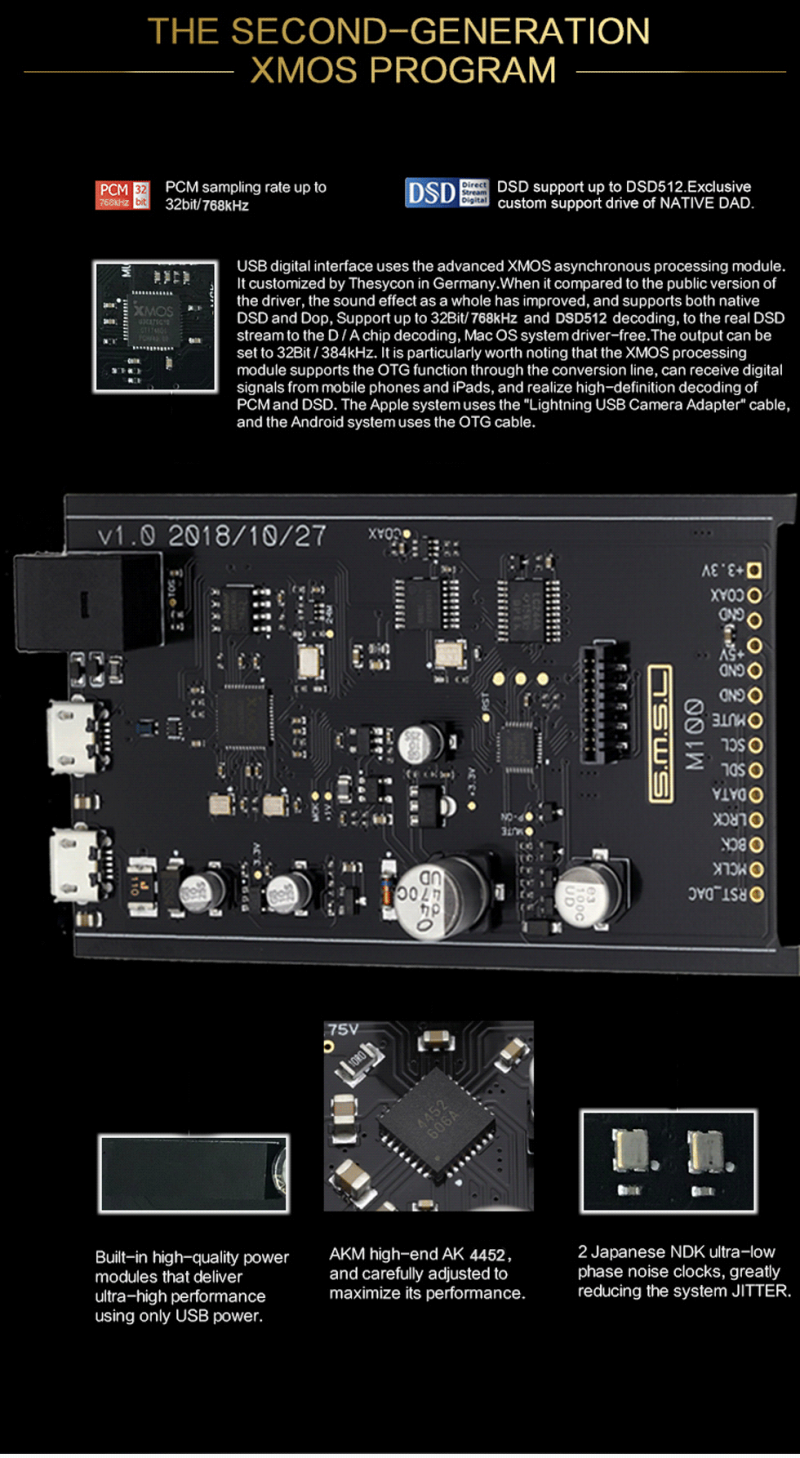 Обзор аудиофильского ЦАП SMSL M100. Устройство для тех, кому нужен DSD и современные технологии