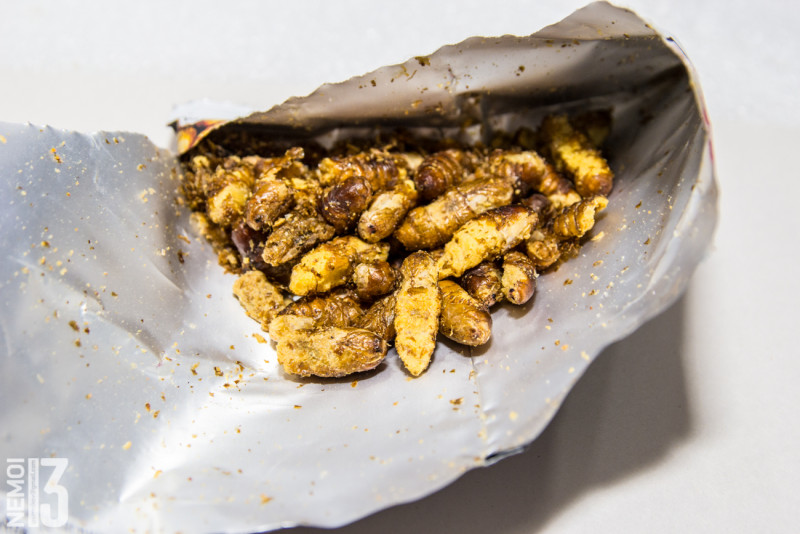Еда с ebay (выпуск №7/5). Crispy Silkworm Snack. Чипсы из хрустящего шелкопряда. (невкусно)
