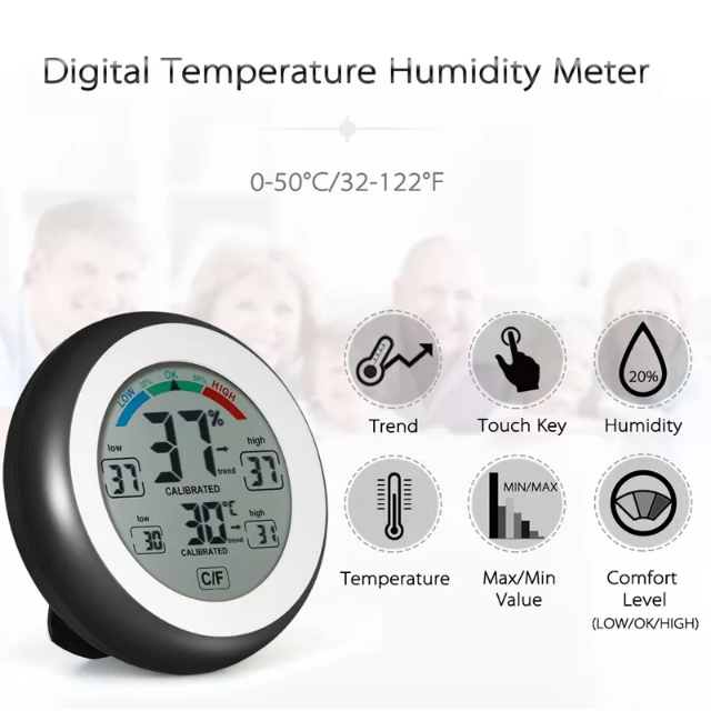 Термометр-гигрометр DANIU. Цена 3.99$