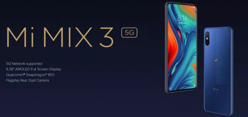 Флагман-слайдер Xiaomi Mi Mix 3 (5G-версия) 6+64 Гб. Цена 279$