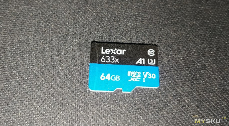 MicroSD карточка Lexar 633x