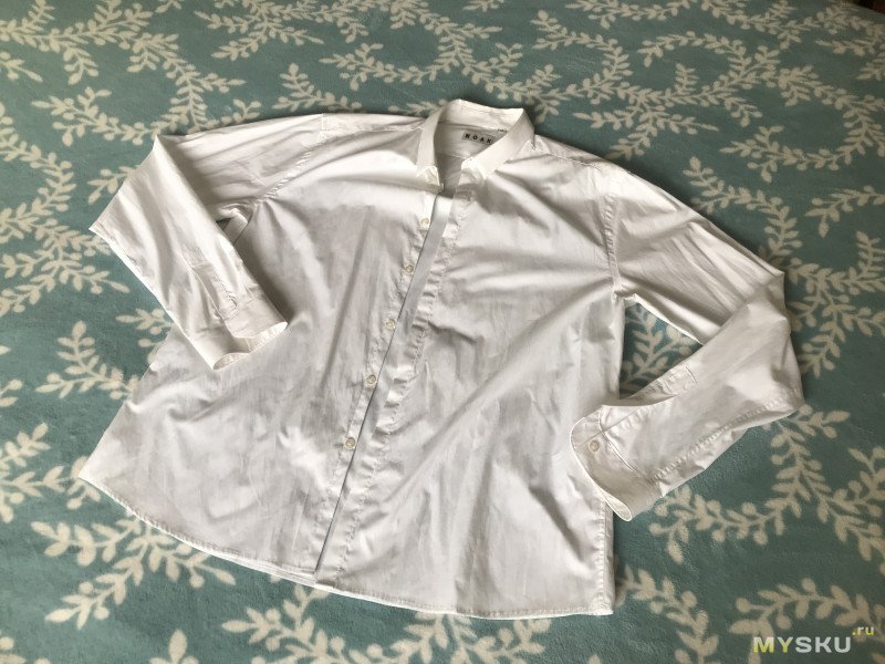 Облегающая рубашка со скрытой планкой Noak