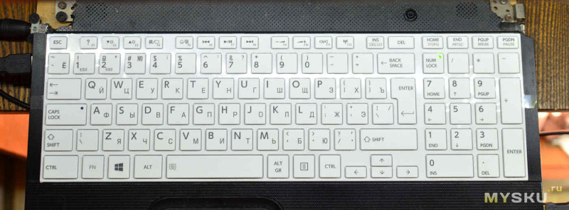 Клавиатура для ноутбука Toshiba Satelite C850