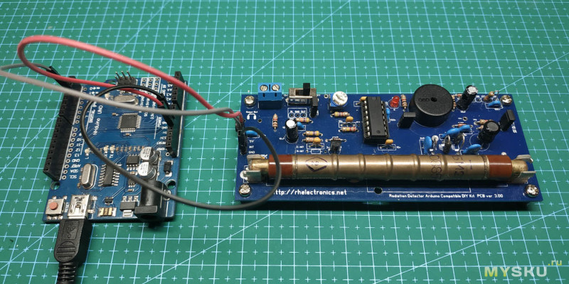 DIY-набор для сборки энергоэффективного детектора радиоактивности c широкими возможностями подключения
