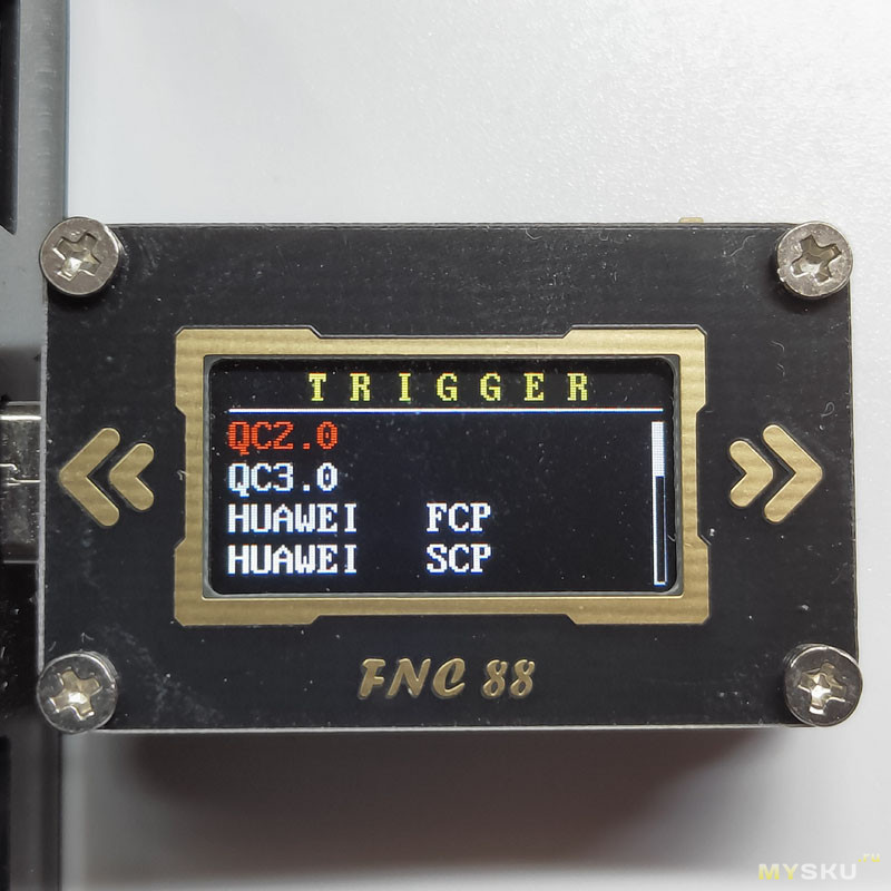 USB C тестер/триггер FNC88