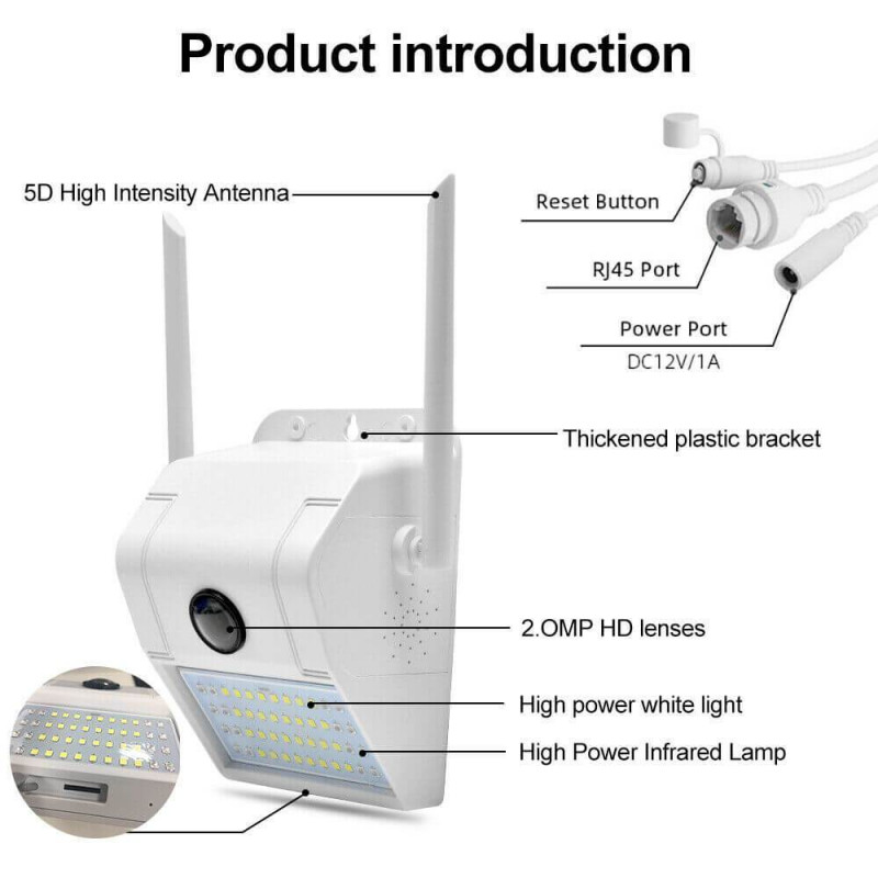 Уличная IP-камера-прожектор Xiaovv D6 за $21.69