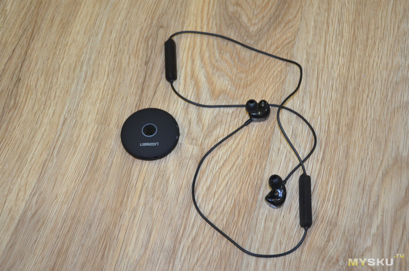 Универсальный двунаправленный Bluetooth приемник/передатчик UGREEN с аккумулятором и APT-X