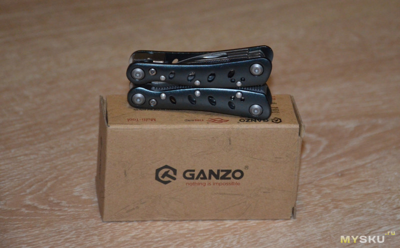 Мультитул GANZO G101S (2019S) Portable Mini 10-in-1 Multifunctional Pliers