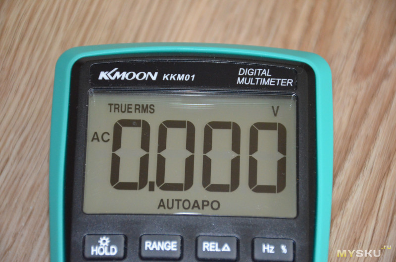 Мультиметр KKMOON 17B (6000 Отсчетов, подсветка, NCV, температура, частота/скважность)