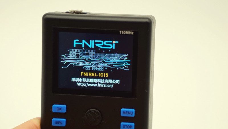 Карманный осциллограф Fnirsi 1С15 (110 МГц): лучший выбор за $60