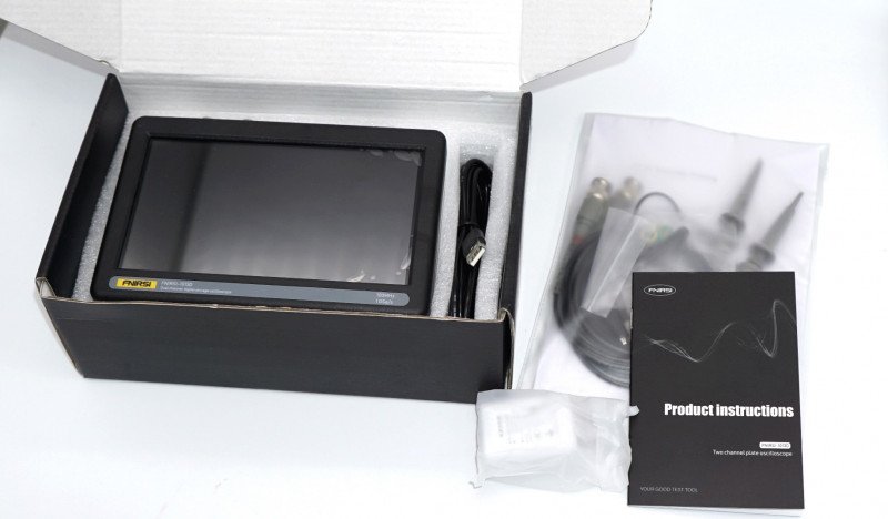 Сенсорный планшетный осциллограф FNIRSI-1013D 100MHz - новое поколение планшетных осциллографов, на этот раз на 2 канала