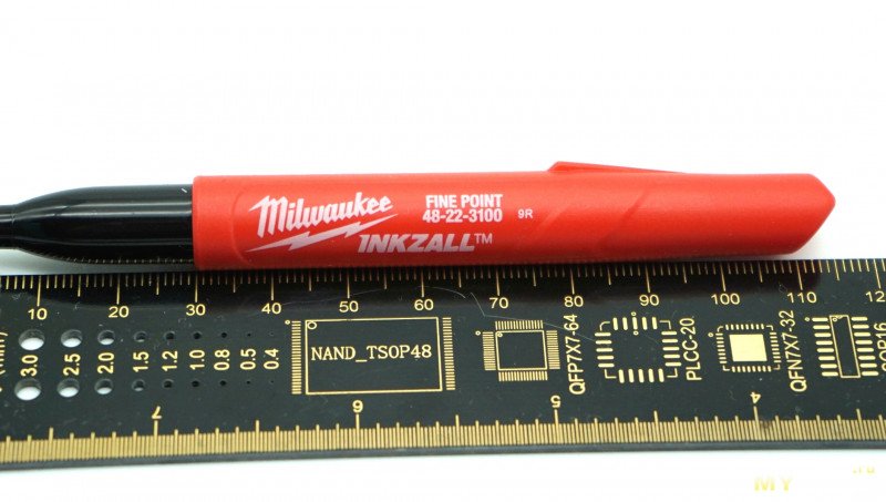 Строительный маркер Milwaukee Inkzall Fine Point Marker 48-22-3100
