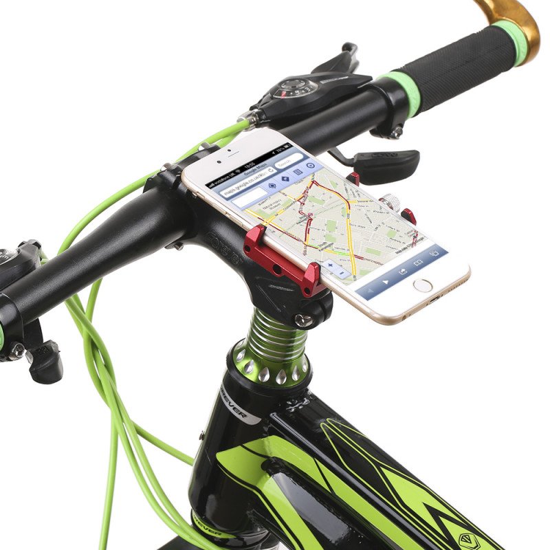 Металлический кронштейн для смартфона или навигатора на руль велосипеда (.83)
