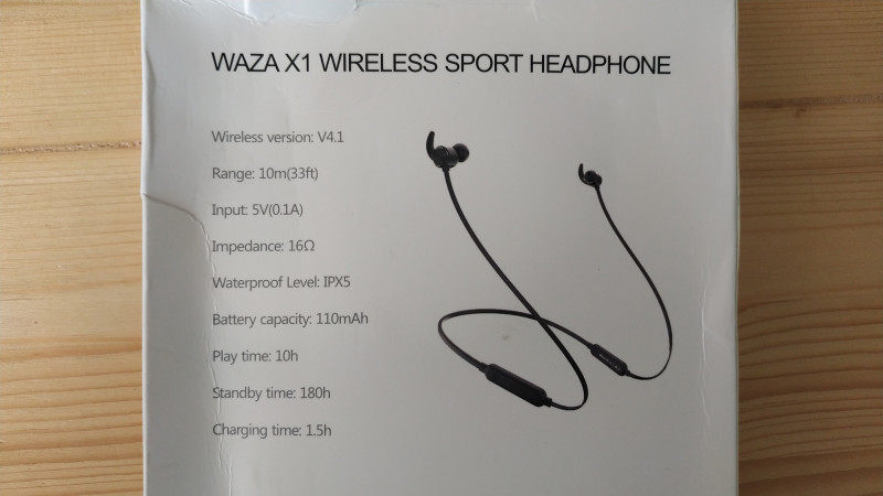 WAZA X1 - дешевые блютуз наушники с AptX