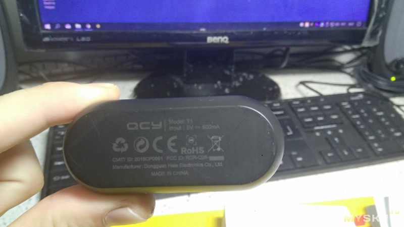 беспроводные наушники QCY qs1 (T1C) TWS 5.0 Bluetooth