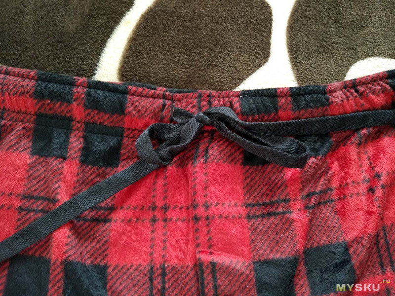 Теплые домашние штаны Stafford большого размера. Цвет Red Buffalo