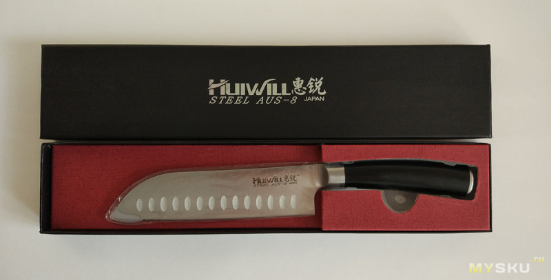 Кухонный нож-сантоку HUIWILL MKT401-08