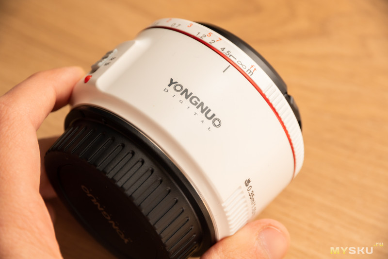 Обзор портретного светосильного объектива Yongnuo YN50mm F1.8 II для Canon.