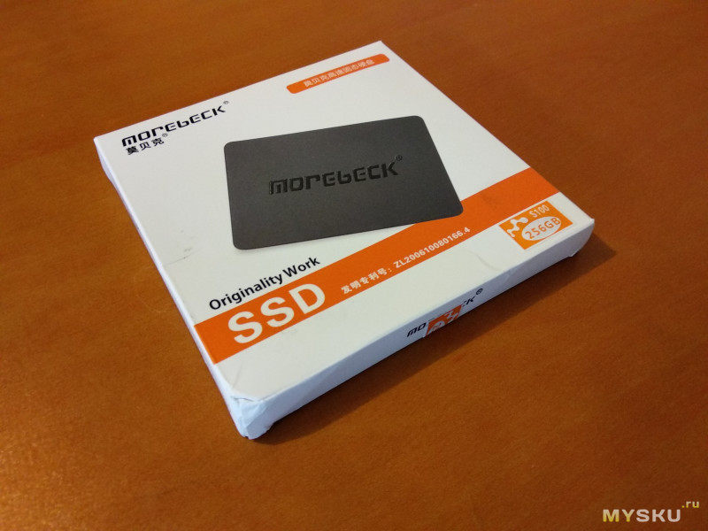 Morebeck SSD 256G - стоит ли брать? Не думаю!