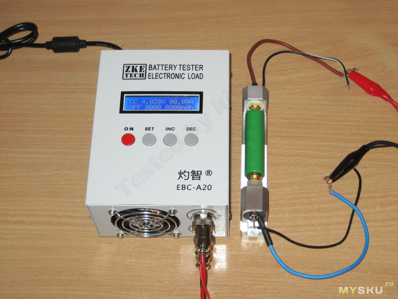 EBC-A20, еще одна электронная нагрузка от ZKEtech с током до 20 Ампер и встроенным зарядным