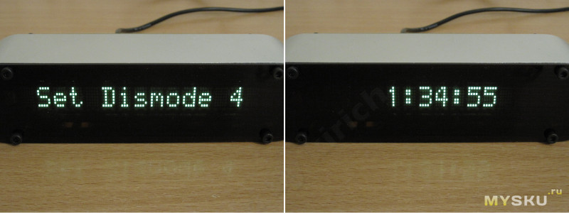 Настольные часы с VFD и синхронизацией по WiFi